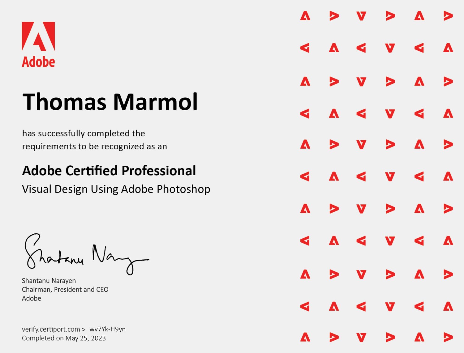 Adobe Certified Professional, Photoshop